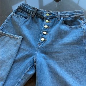 J Brand button fly hi rise - heather